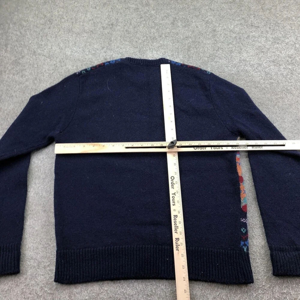 Vintage Pendleton Sweater Mens Medium Multicolor Fair Isle Wool Crewneck USA